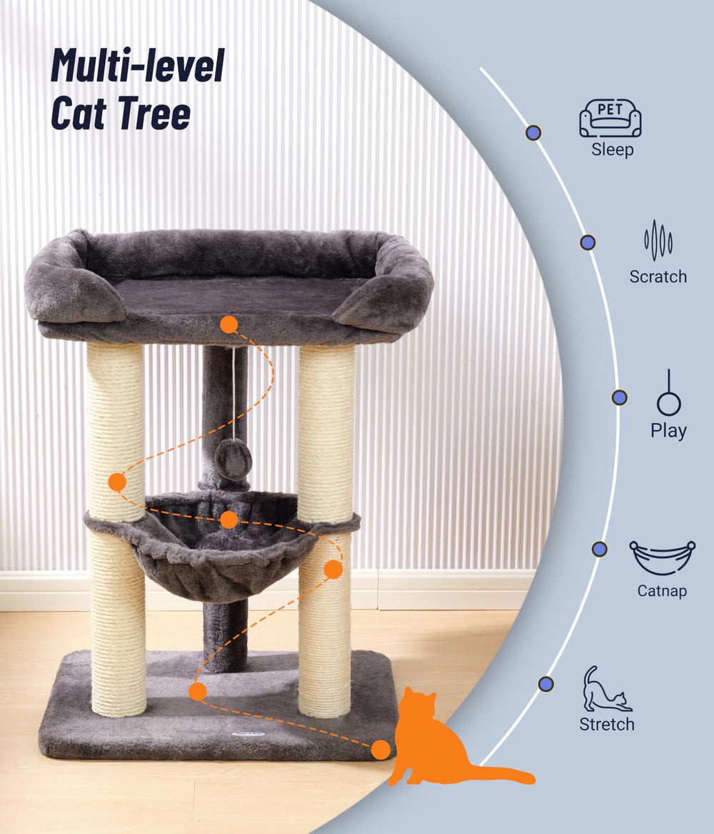 Happi N Pets poteaux sisal robustes pour griffades durables