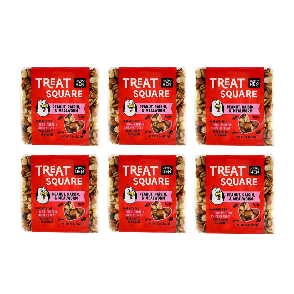 Happy Hen cubes vers de farine et noix, friandise nourrissante pour occuper les poules