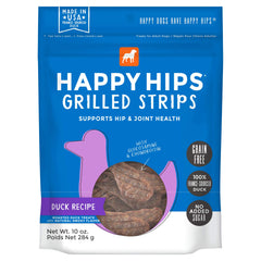 Happy Hips tranches-canard-grillees: friandise protéinée pour chiens actifs