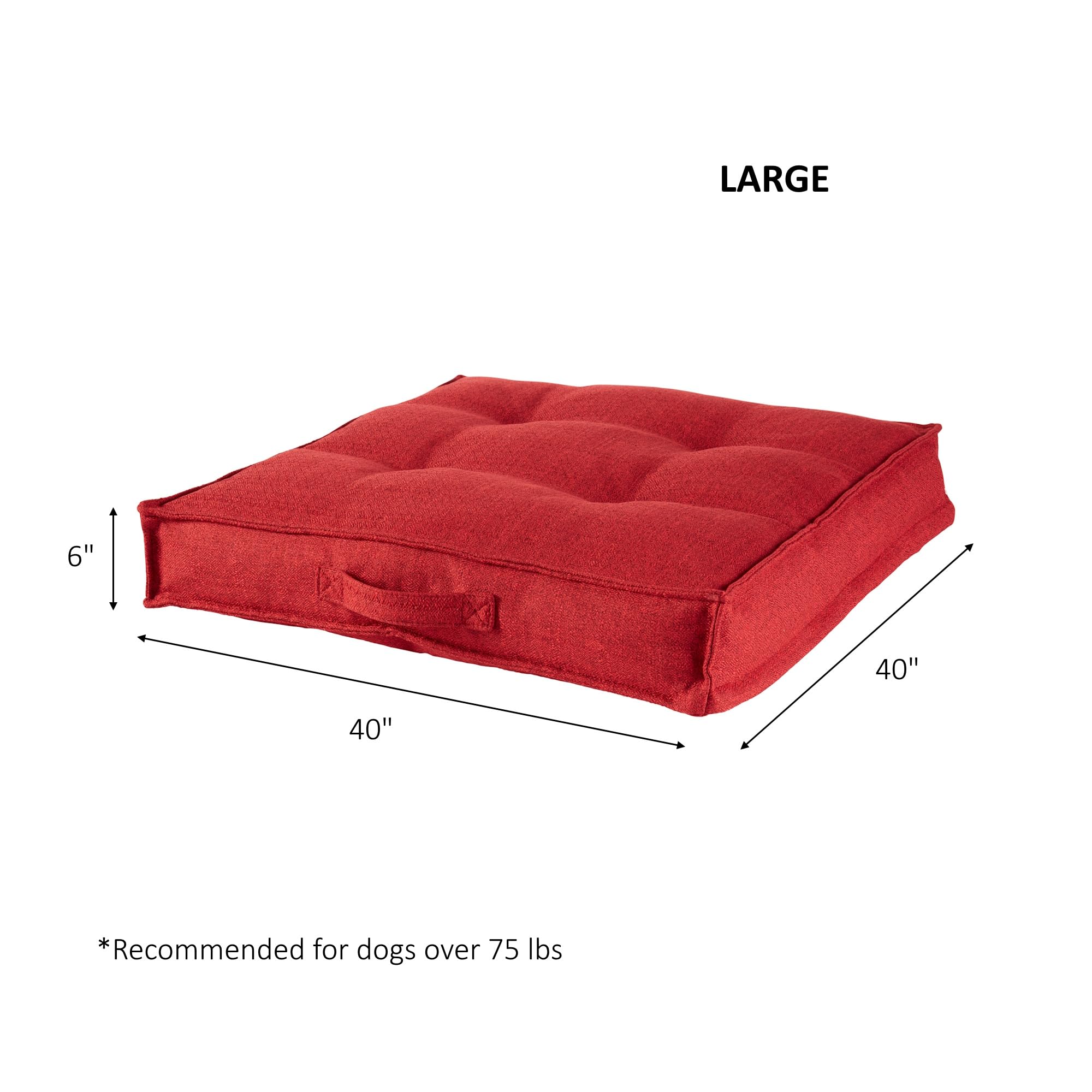 Happy Hounds Milo, tuftage-design, maintien du remplissage et style moderne.