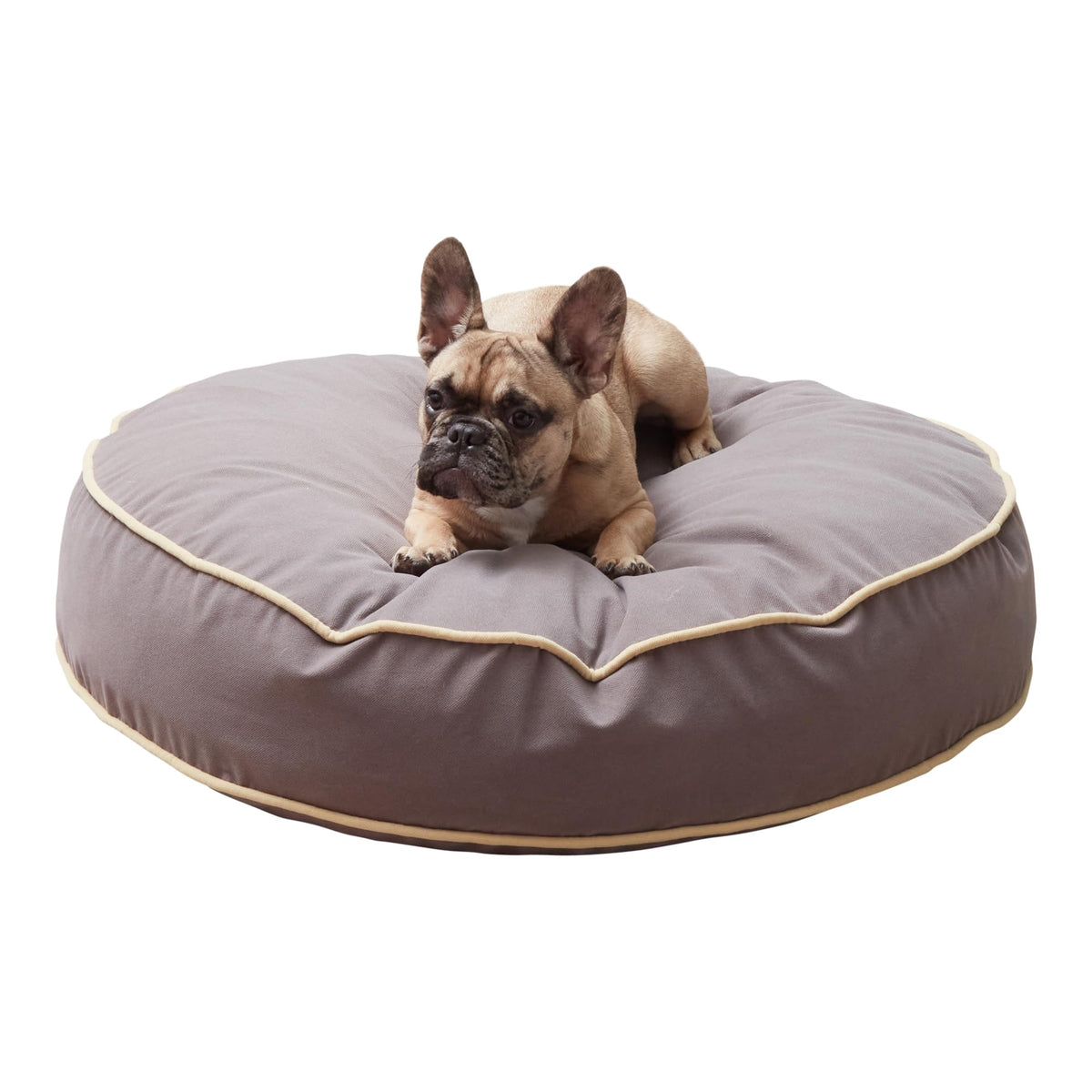 Lit pour chien rond Happy Hounds Scout, housse réversible pour longue utilisation et confort.
