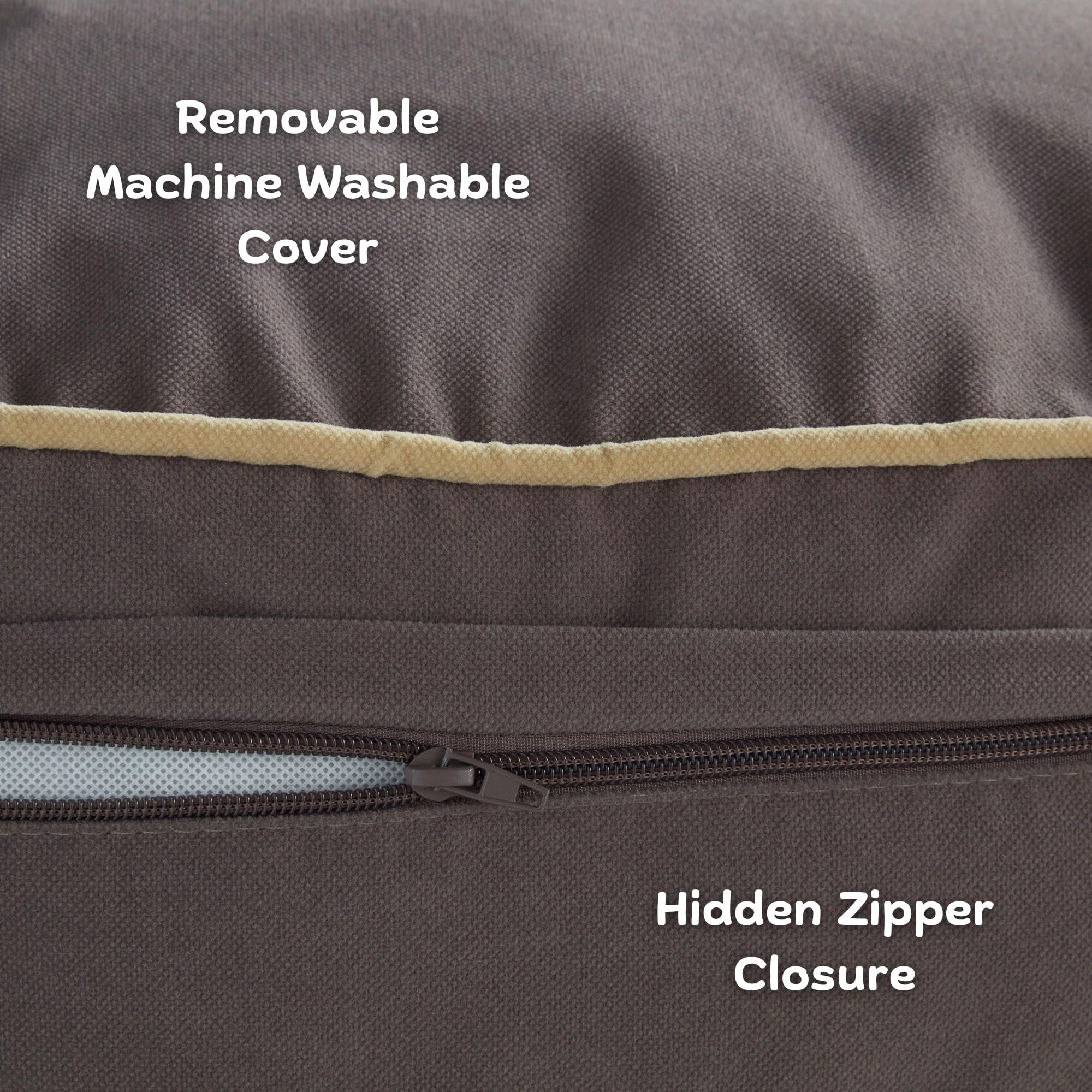 Rembourrage polyfibres recyclées Happy Hounds Scout pour un soutien durable.