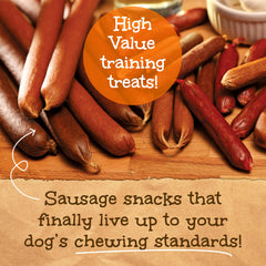Happy Howie's saucisse d'agneau morceaux – portions faciles à donner comme récompense