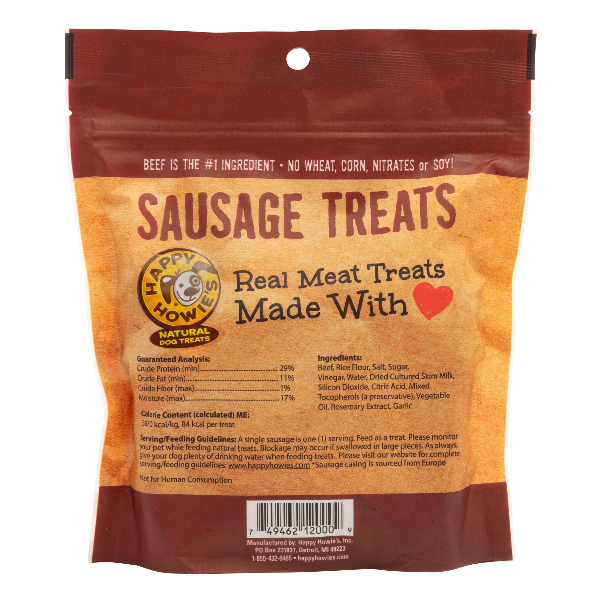 Friandise Happy Howie's - texture masticable et goût savoureux lors des jeux.