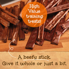 Woof Stix moelleux en bouchées, récompense appréciée du chien.