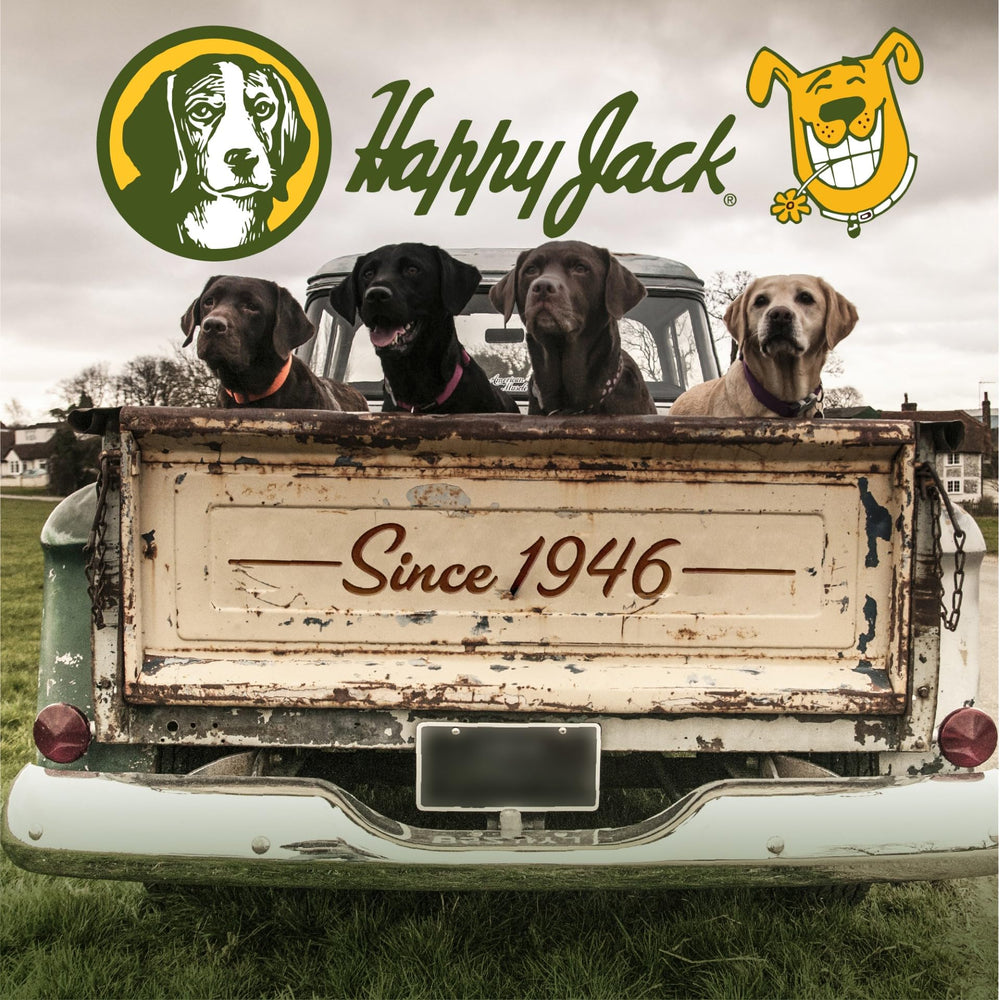 Happy Jack huile foie morue – livré en bouteille de 454 g.