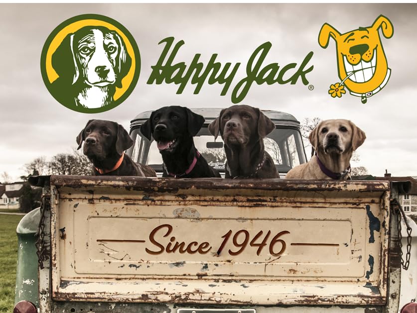 HAPPY JACK Kennel Dip, contrôle potentiel jusqu’à 30 jours après usage.