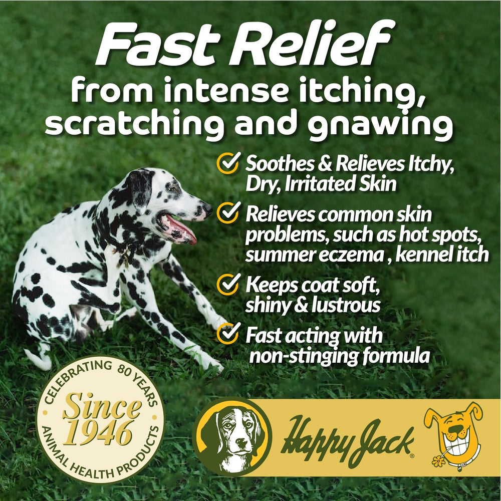 Happy Jack Skin Balm, texture crème douce prête pour l'application sur peau irritée.
