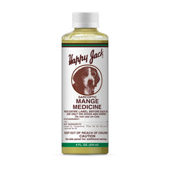 HAPPY JACK: traitement gale pour chien en flacon 8oz, soulage démangeaisons.