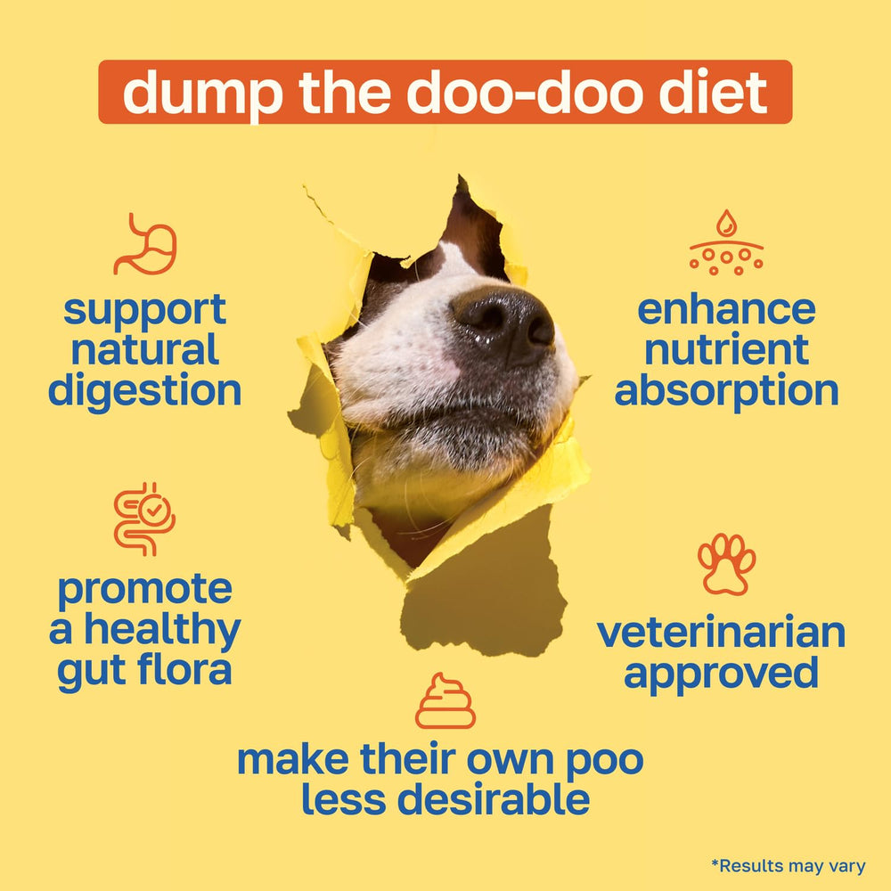 Happy Paws No Poo Chews – deterrent coprophagie, chien confiant