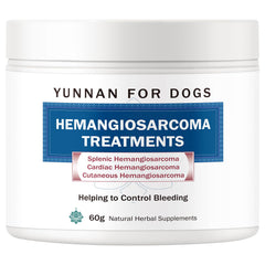 Happy Saffron Plus Blood Support Poudre — emballage, soutien naturel pour saignement canin.