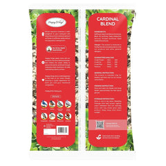 Happy Wings Cardinal Blend gros plan sur les graines tournesol et carthame, riches et nutritives