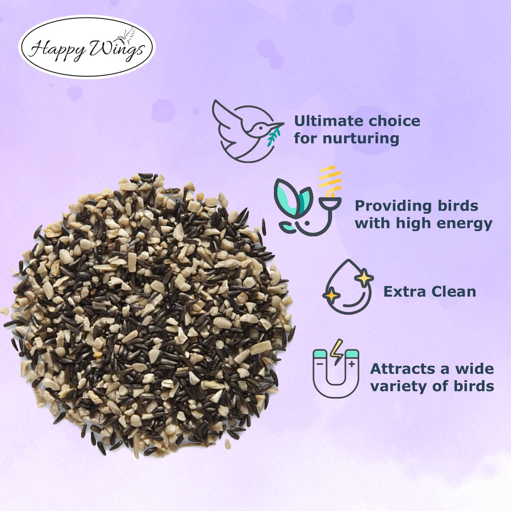 Happy Wings Finch Blend bas prérempli pour une recharge rapide et propre.