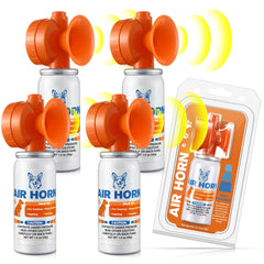 HappyAlley corne à air 1,4 oz, bouteille orange, sécurité accrue lors des balades