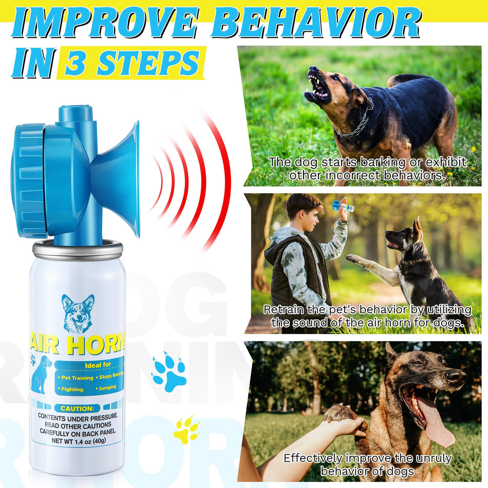 HappyAlley Sifflet d'air bleu formation-obedience pour dressage responsable.
