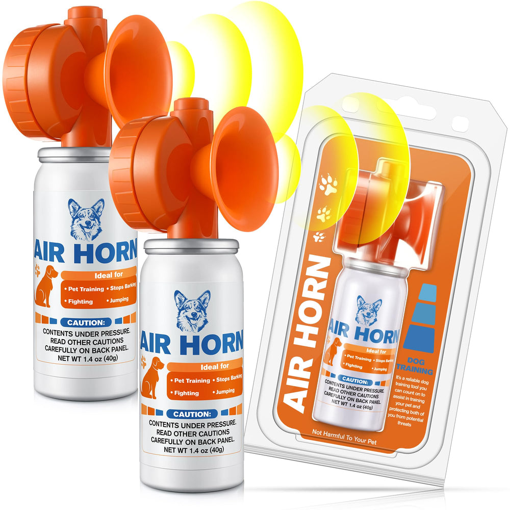 HappyAlley corne-air 1,4 oz 120dB orange lot2 – signal puissant pour sécurité.