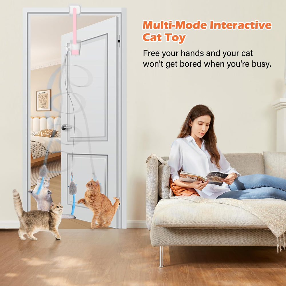 HAPPYCODE appât avec sonnette intégrée pour attirer l’attention du chat.