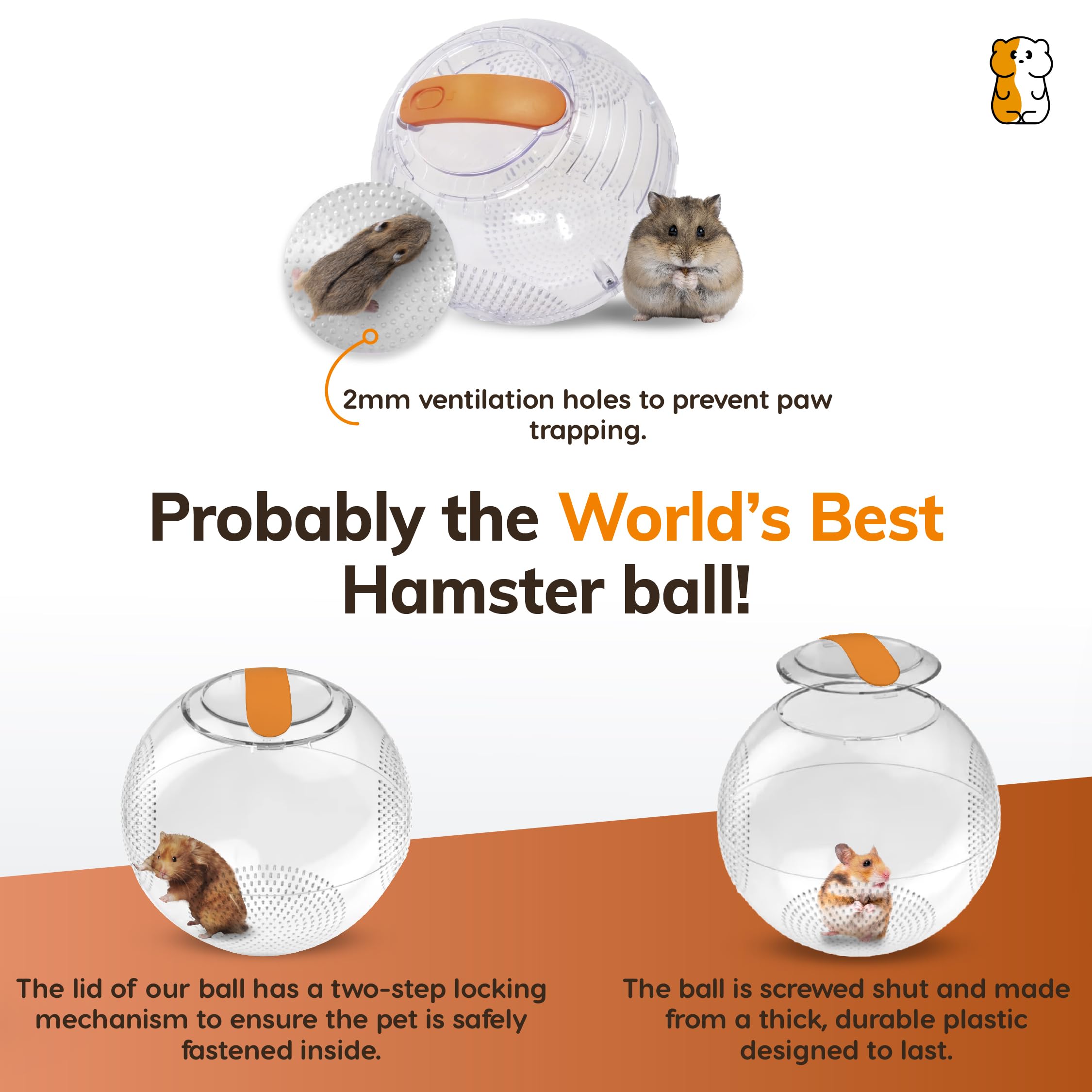 Happy Habitats conception adaptée petites animaux hamsters souris gerbilles.