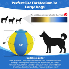 Happypaw ballon d'élevage avec couverture à double couture, durabilité accrue