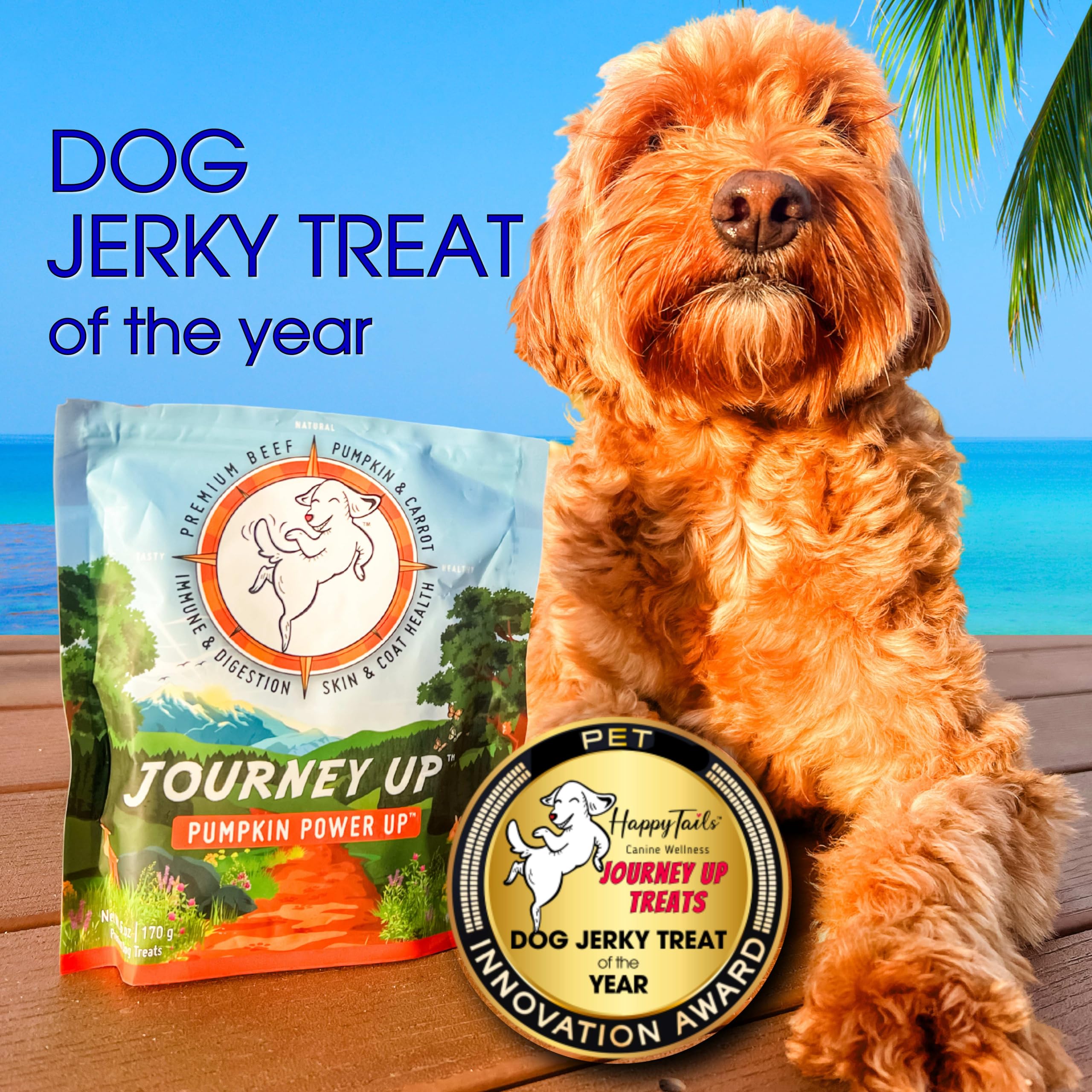 HappyTails Journey Up prébiotiques, digestion équilibrée potentielle