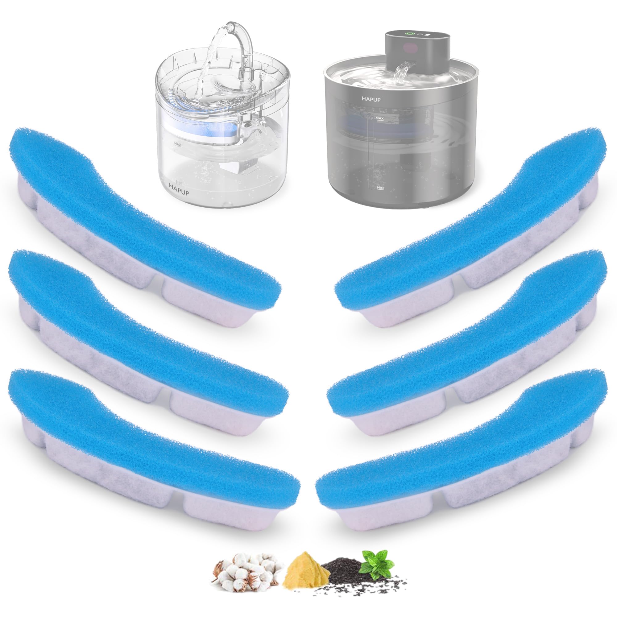Fontaine Hapup arc-filtre: eau plus fraîche pour chats et chiens.