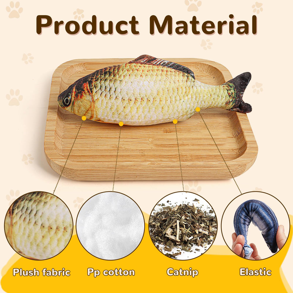 Jouet poisson peluche doux HAPY SHOP, parfait pour câliner et jouer.