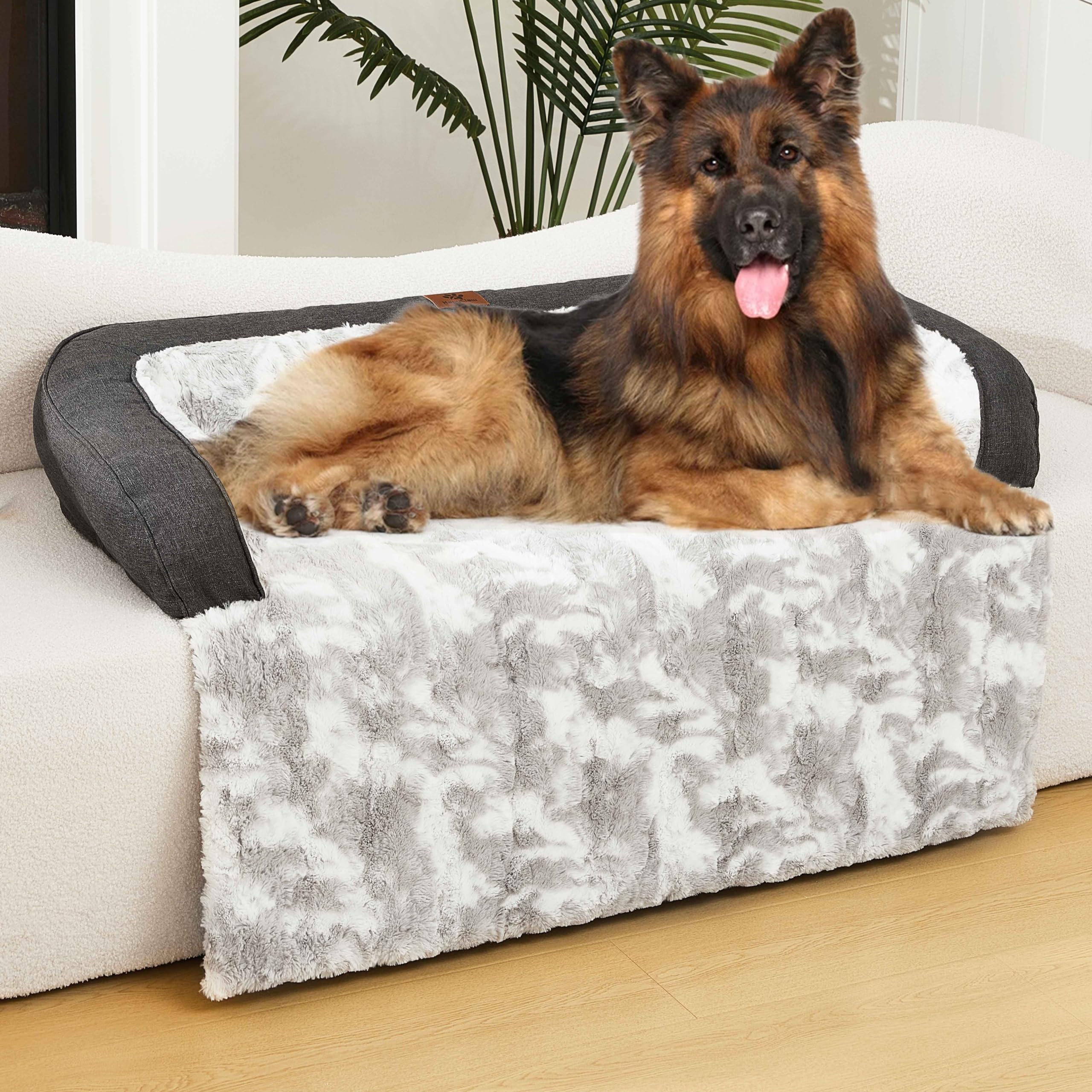 HapyClaw entretien facile canape-lit chien gris gagne du temps