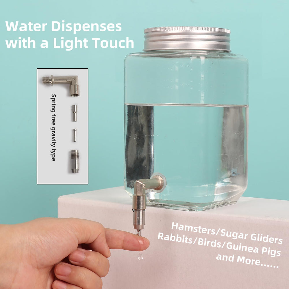 HardcorePet buse acier inox no-goutte : système anti-goutte fiable.