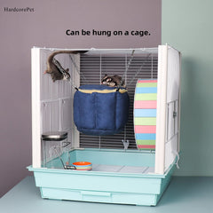 HardcorePet hamac rat suspendu bleu, espace de repos et jeu