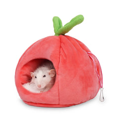 HardcorePet nid-cachette citrouille rose, refuge douillet pour petit animal.