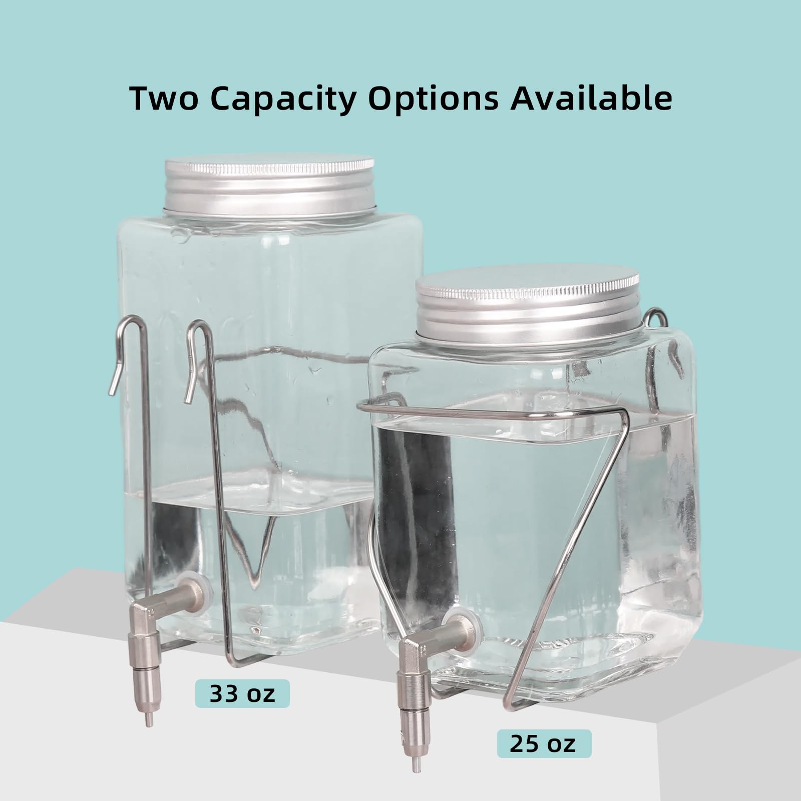 HardcorePet support cage inox : fixation pratique pour cage en intérieur ou extérieur.