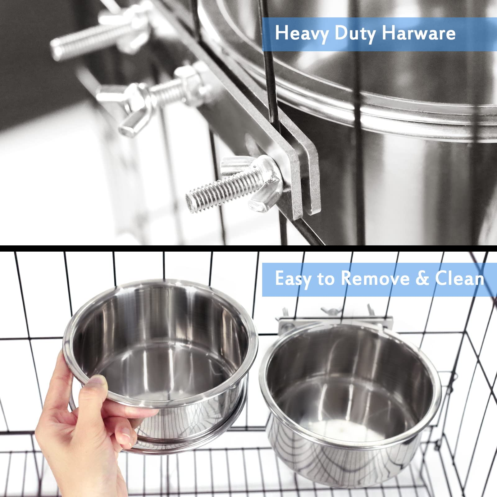 Harhana bol eau support rotation securise sur cage, montage adaptable.