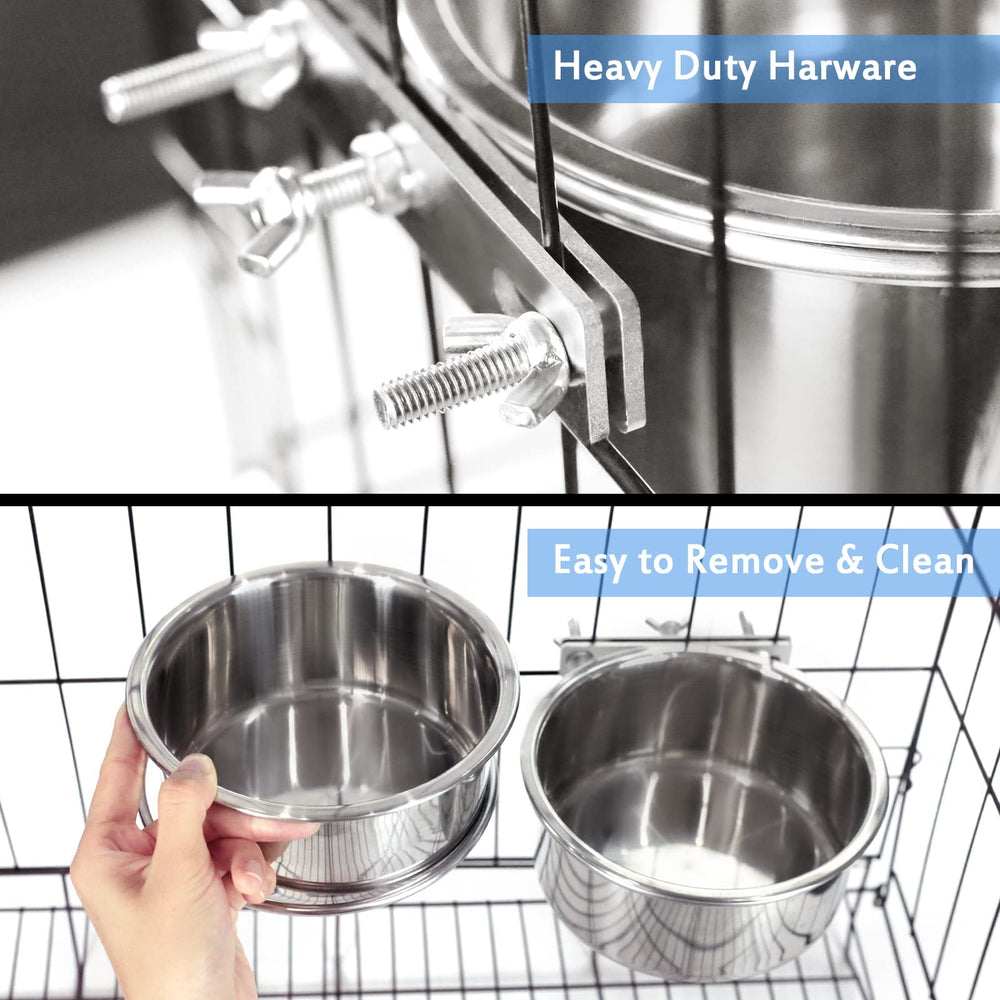 Harhana bol eau support rotation securise sur cage, montage adaptable.