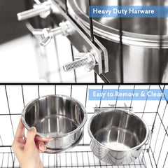 Harhana bol eau support rotation securise sur cage, montage adaptable.