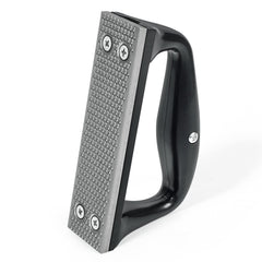 Harhana raspe-poignee-rouge-ergonomique: prise en main confortable pour sabots précis.