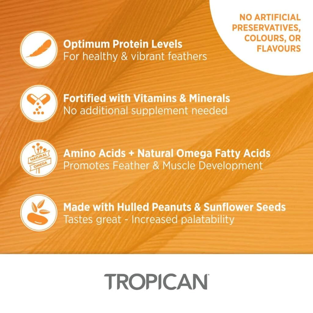 Emballage Hari Tropican pratique et sûr pour le rangement et la sécurité.