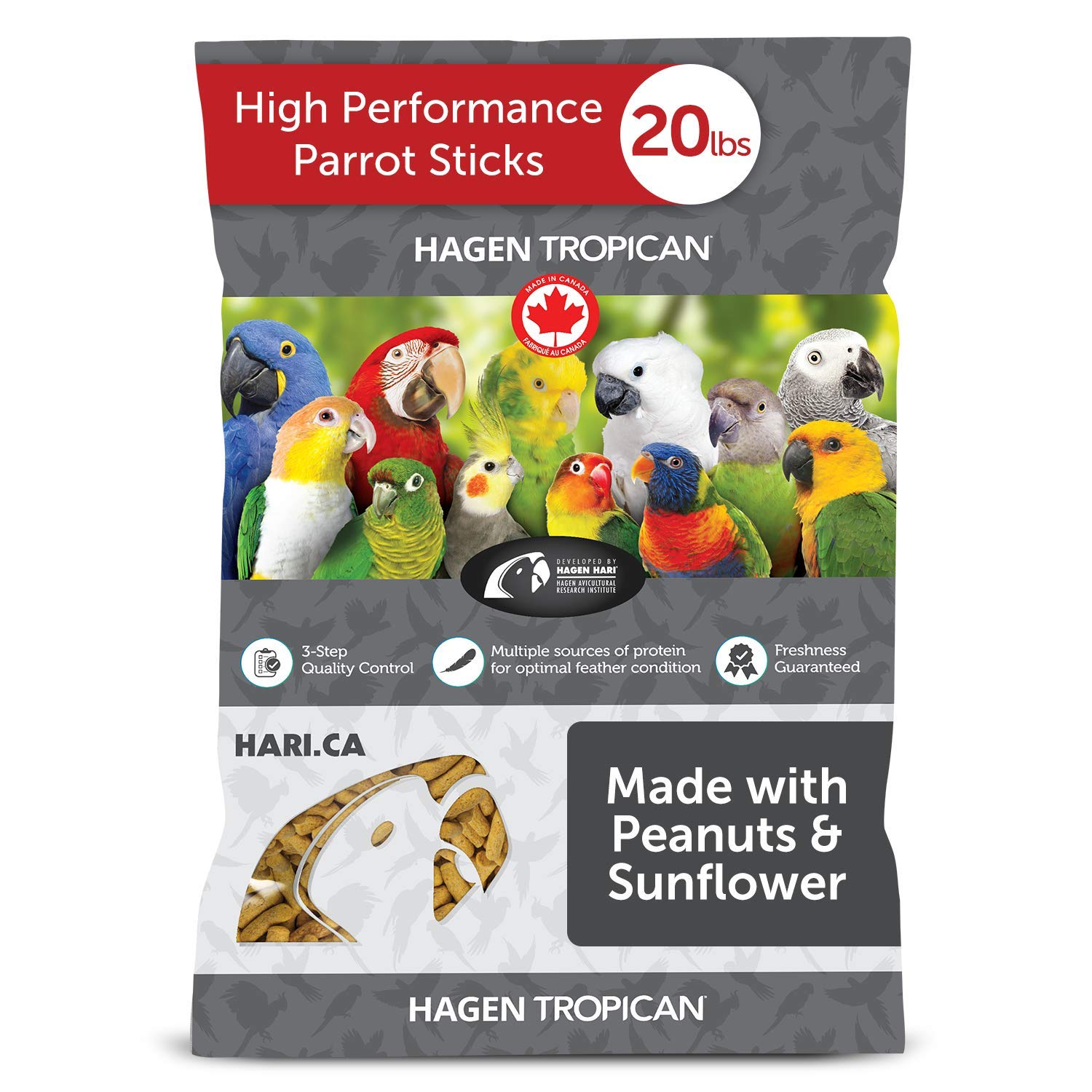 HARI Tropican paquet-ouvert : accès rapide au produit et rangement facilité