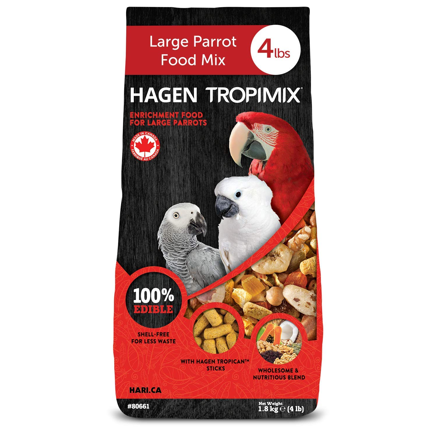 Hari Tropimix grand perroquet – mélange riches pour une alimentation variée et appétente.