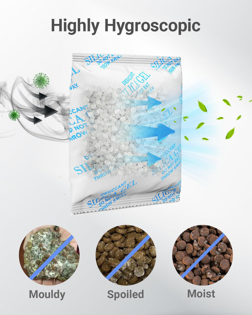 Dessin montrant les sachets dans un distributeur automatique.