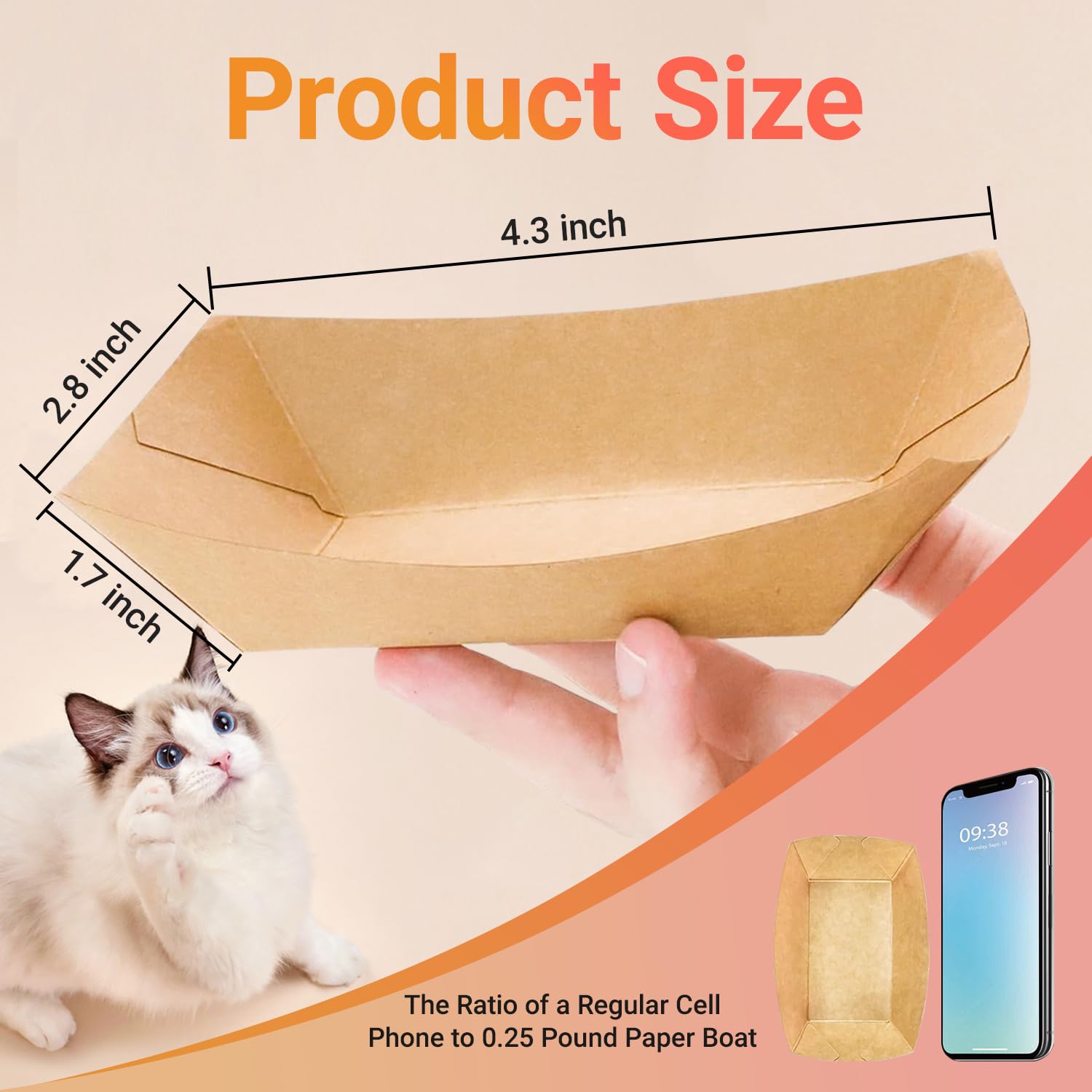 Harich CurLife pack 100 assiettes papier pour repas propres en voyage.