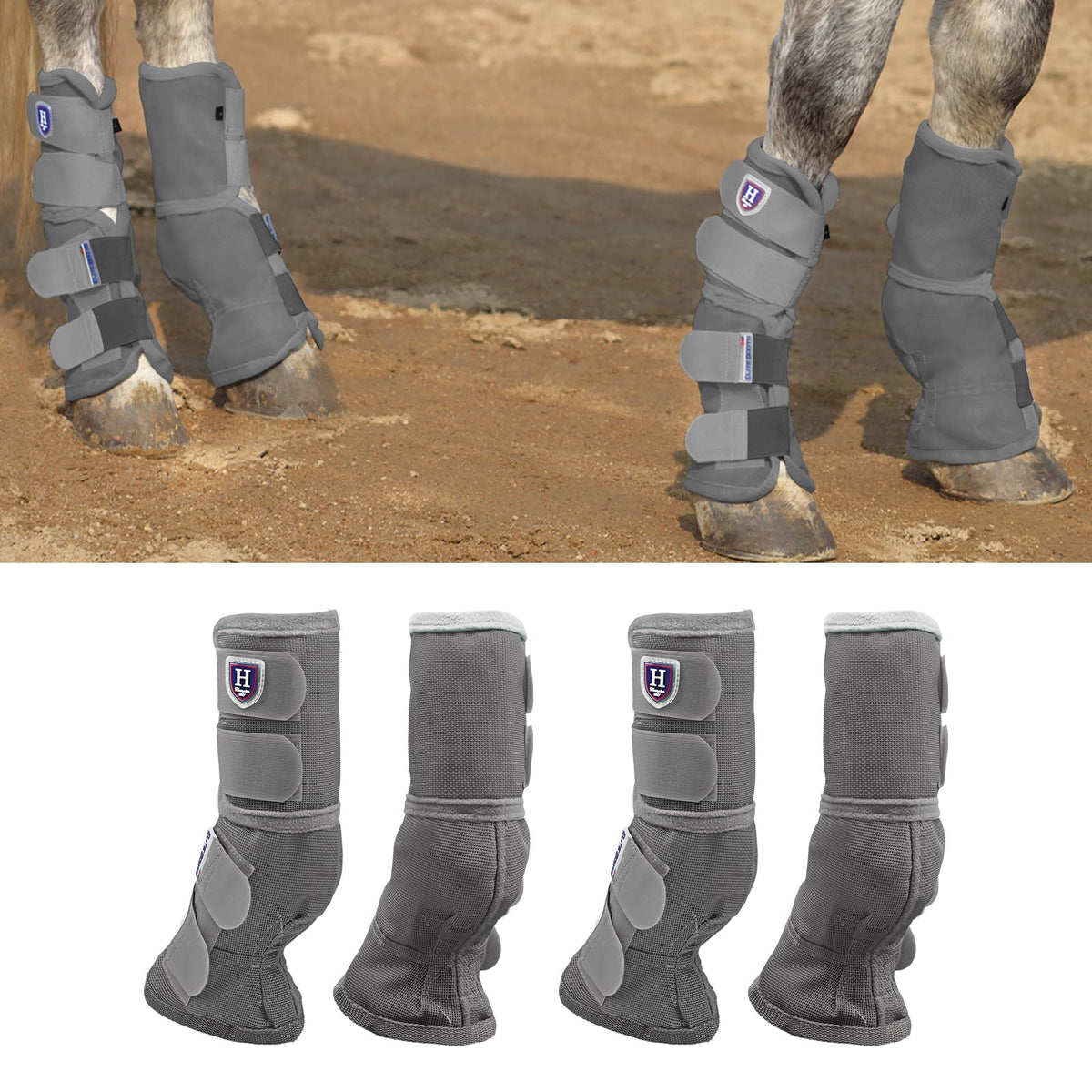 Bottes Harrison Howard anti-mouches contournees cheval maintien precis confort