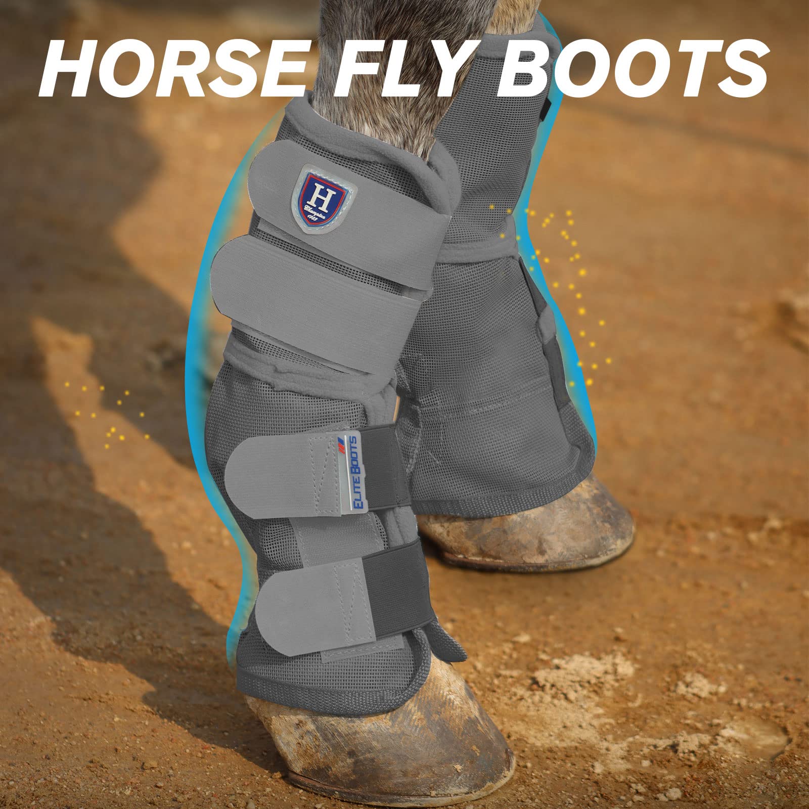 Bottes Harrison Howard fermetures reglables pour ajustement securise