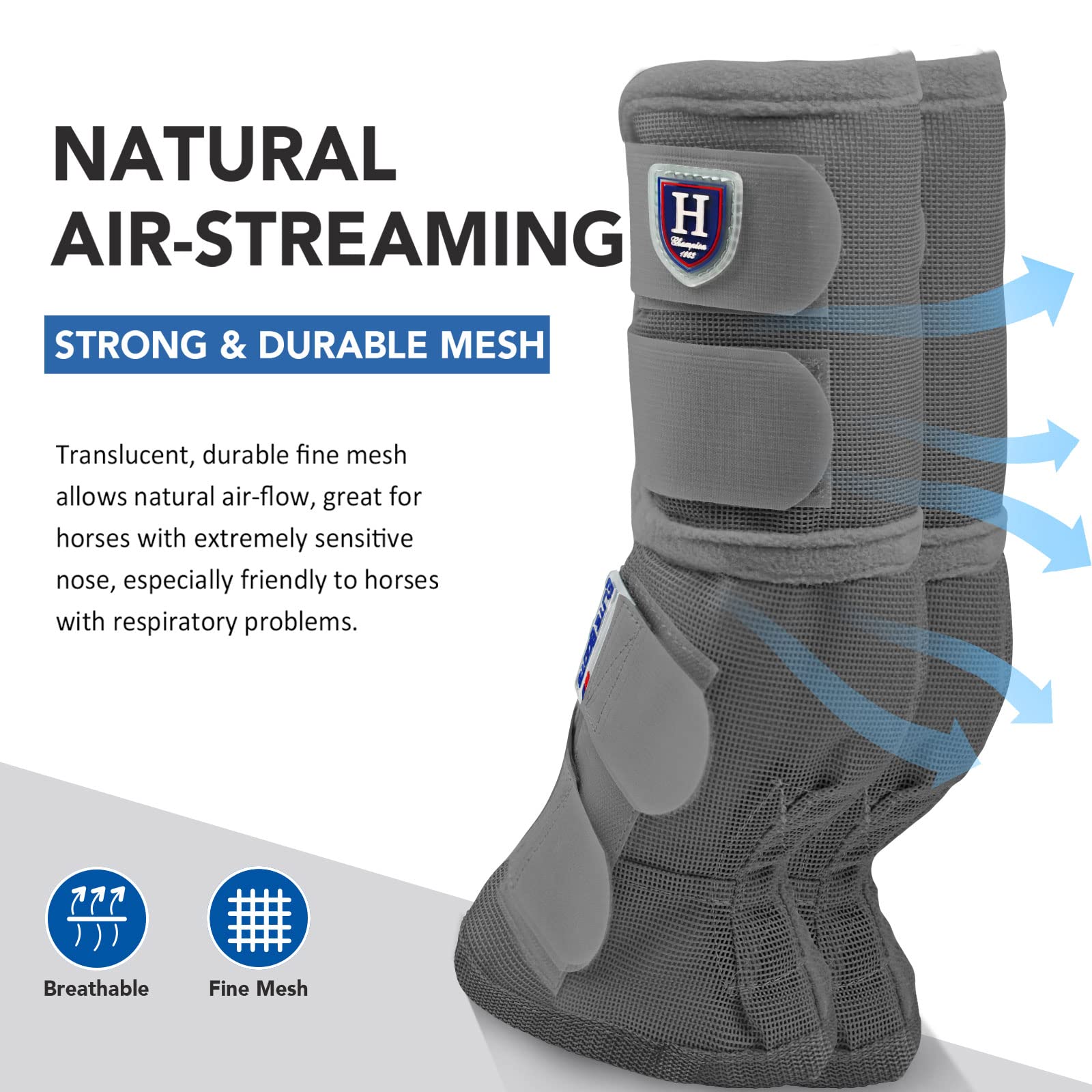 Bottes Harrison Howard cheval maille dense offre protection contre insectes
