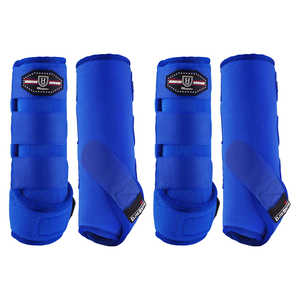 Les bottes front amortissantes Harrison Howard offrent protection fiable et confort lors des entraînements.