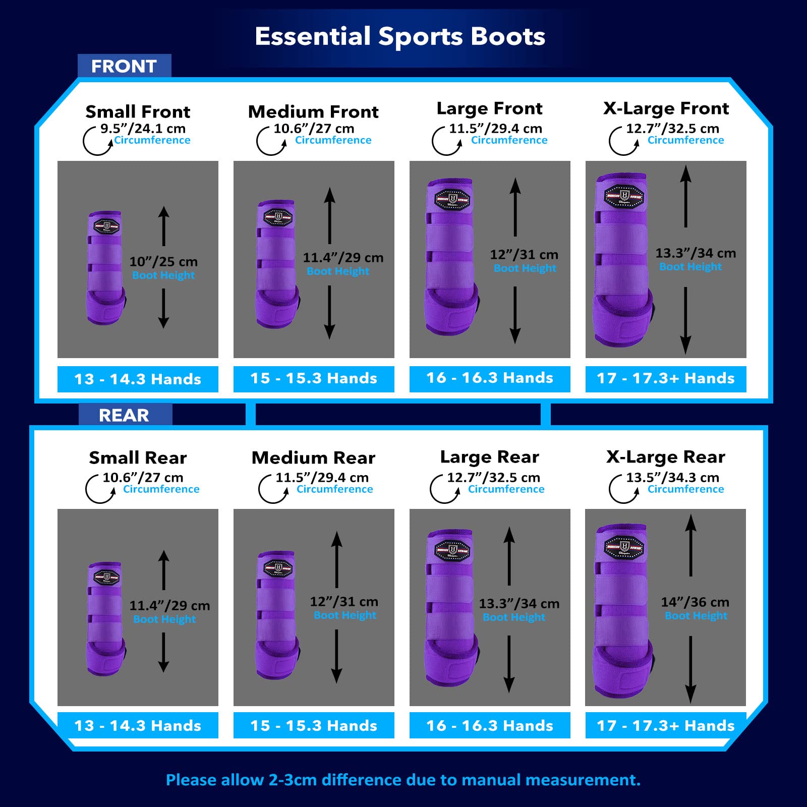 Bottes Harrison Howard couleur-violet-regal idéal pour endurance et entraînement.