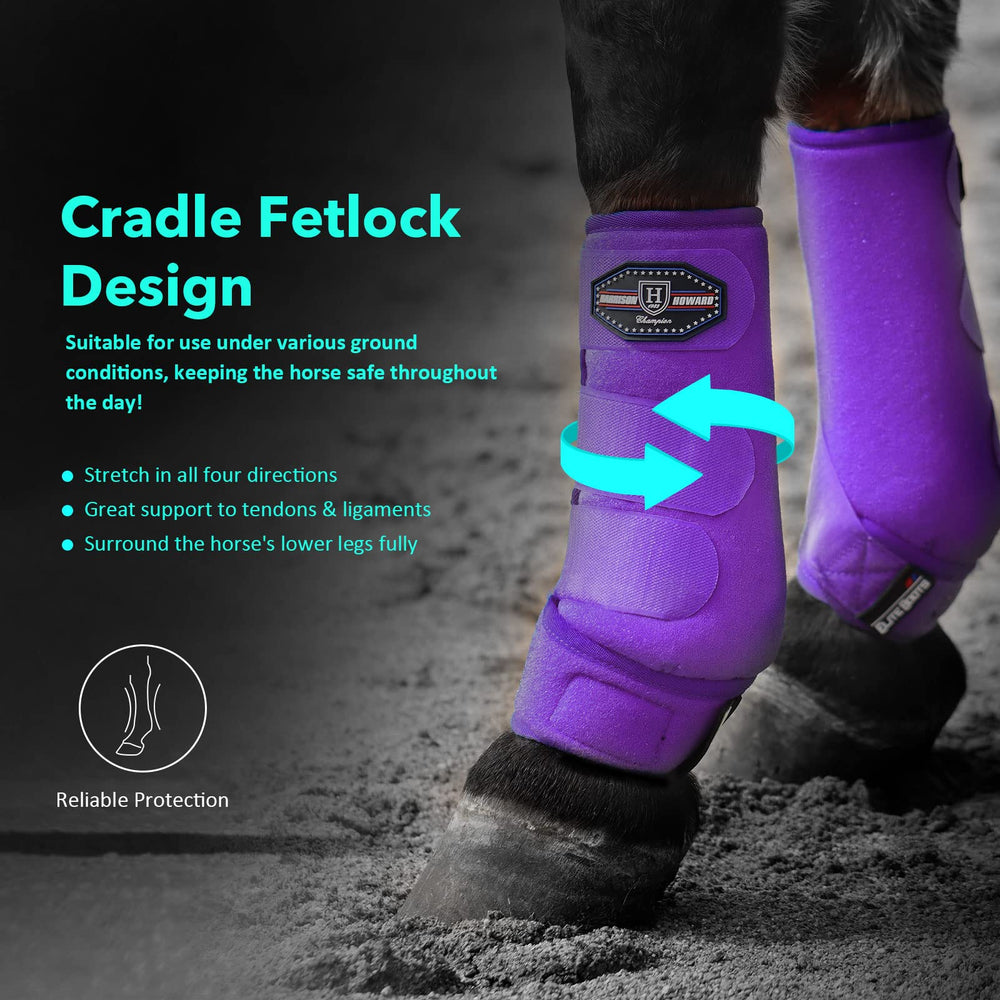 Bottes Harrison Howard design-encerclement-boulet enveloppant le boulet pour un maintien sûr.