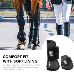 Bottes tendon Harrison Howard – fermeture à sangle double pour maintien fiable