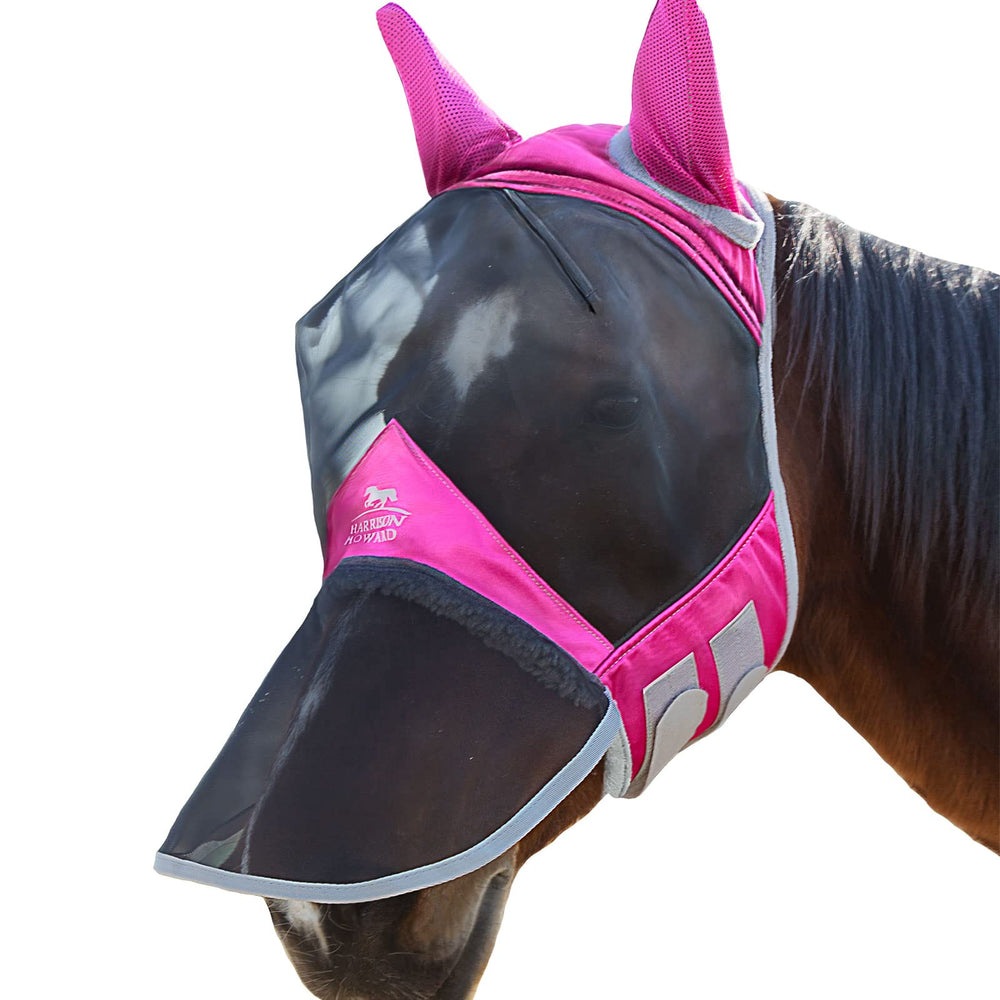 CareMaster Pro de Harrison Howard, masque-mouche-cheval, visibilité claire et protection UV.