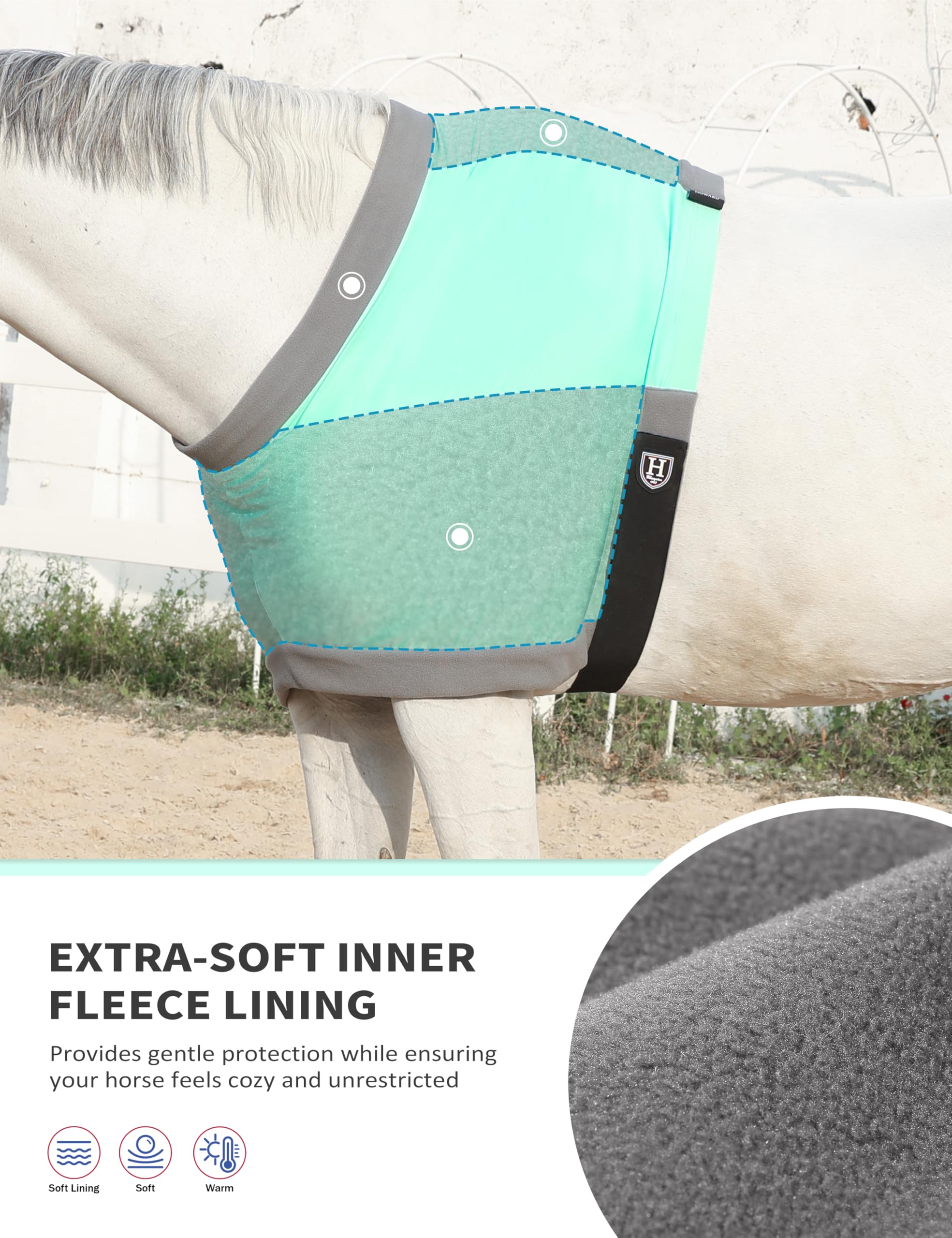 Doublure polaire Harrison Howard: rembourrage doux pour un confort durable.