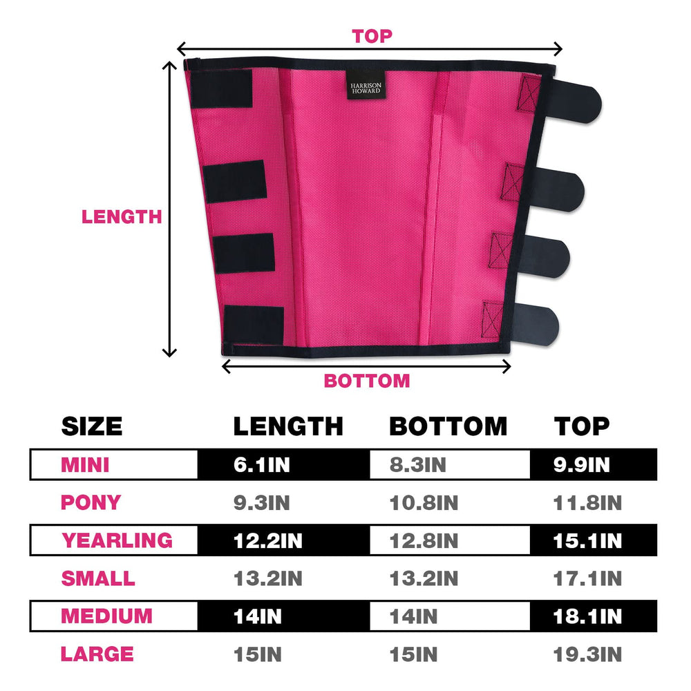 Ensemble de 4 bottes magenta pour pâturage et pré.